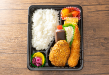 ミンチカツとエビフライ