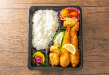 エビフライと貝柱フライ